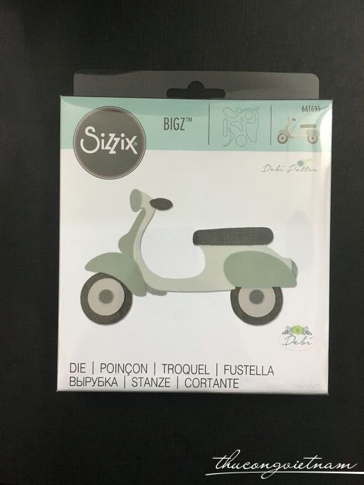 T4010003-661695-Khuôn cắt Sizzix Bigz Die Moped
